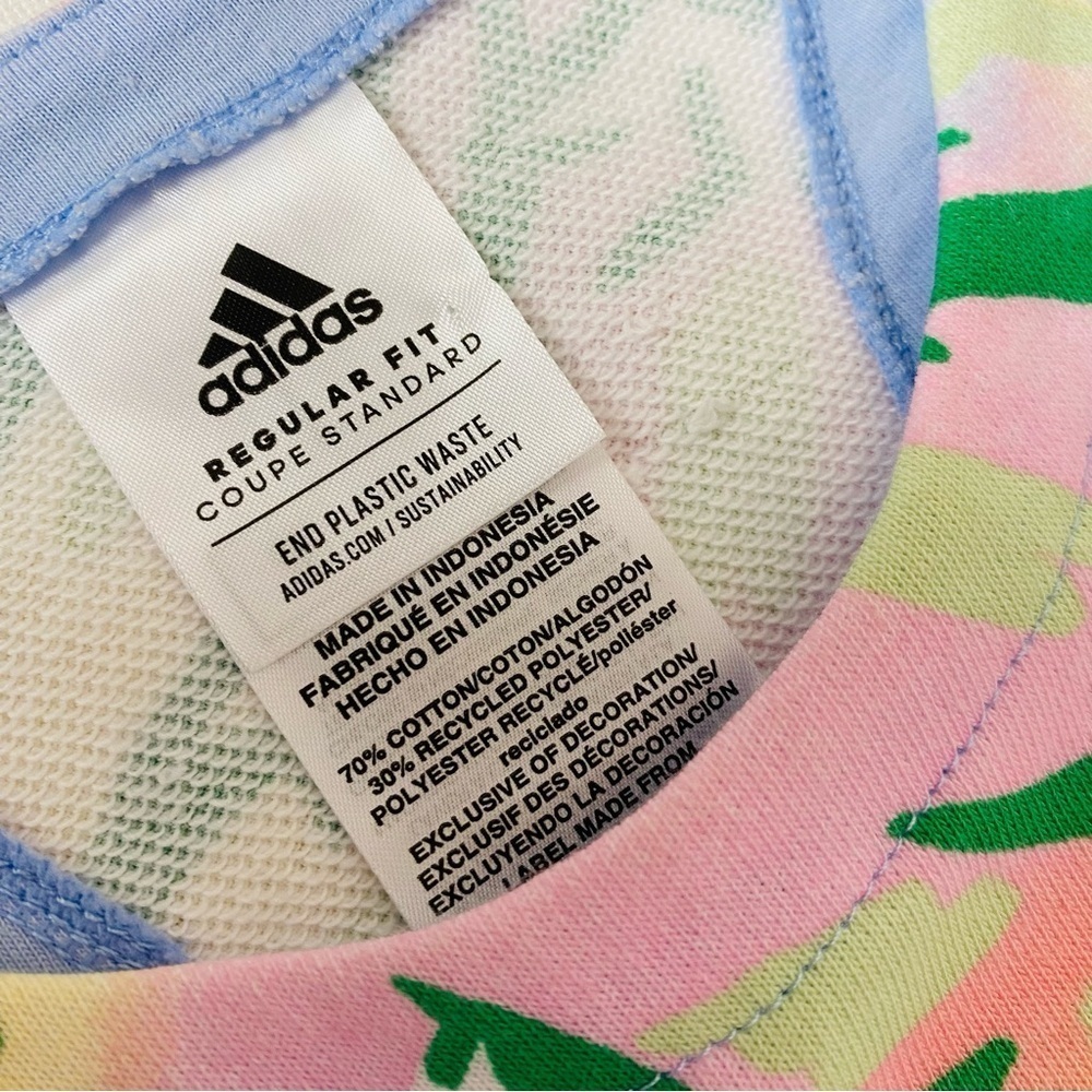Adidas Tropical Print Tank Romper Size 14 - Picture 7 of 8